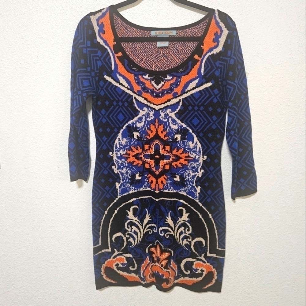 Flying Tomato art to wear sweater dress size medium